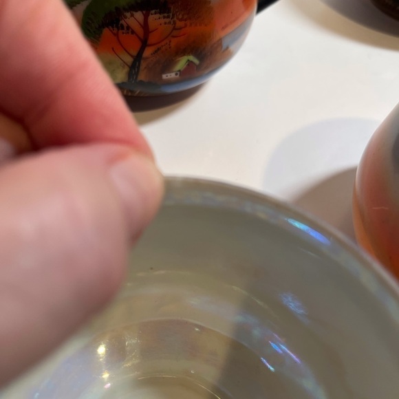 Japan Lusterware Vintage Cups. Set of 5 - Picture 8 of 12